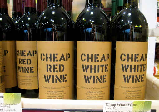 cheap wine